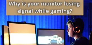 monitor losing signal while gaming