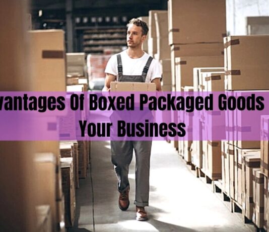 boxed packaged goods